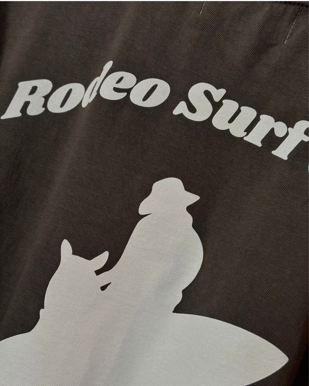 Surf Cowboy Tee in Vintage Black
