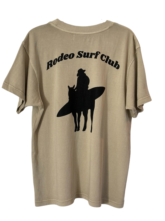 Surf Cowboy Tee in Sand