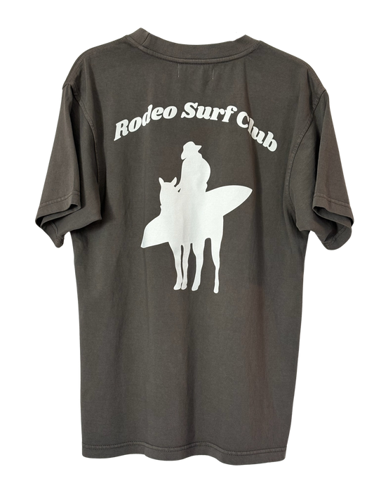 Surf Cowboy Tee in Vintage Black