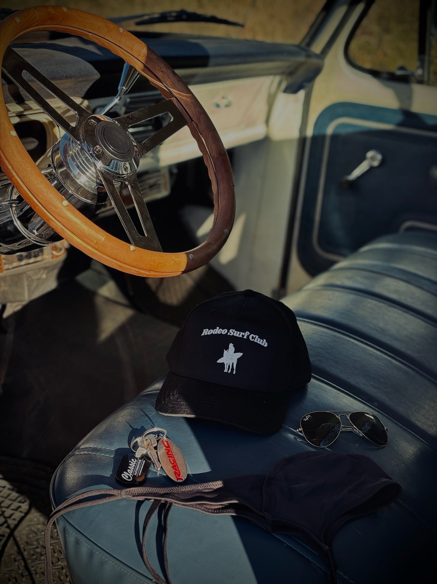 Surf Cowboy Hat in Black